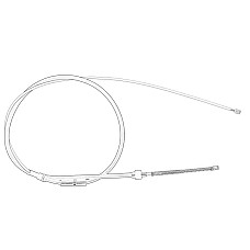 Cablu, frana de parcare Handbrake cable rear L/R SKODA ROOMSTER ROOMSTER PRAKTIK 1.2-1.9D 05.06-05.15 OE SKODA 6Q7 609 721D