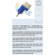 Comutator lumini frana Intrerupator frana VOLVO S60 II S80 II V60 I V70 III XC60 I XC70 II FORD B-MAX C-MAX FIESTA V FIESTA VI FOCUS C-MAX FOCUS II FUSION GALAXY II KUGA I MONDEO IV 01.99- FAE FAE24848