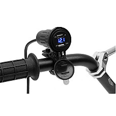 Adaptor, bricheta USB socket DC 12-24V Motorcycle additional steering wheel adapter 4 RIDE ERCL-MUS010/A