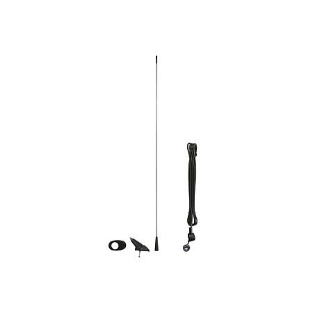 Antena Car aerial flexi length 605 mm hose length 2200 mm tilt possibility: adjusted unscrewed KUFIETA AS12/NT