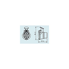 Suport cuplaj cap sferic Mufa de conectare JAEGER 311105EJ