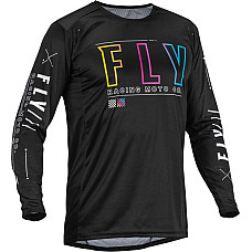 Camasa off-road T-shirt off road FLY RACING LITE S.E. AVENGE SUNSET colour neagra size M FLY FLY 376-725M