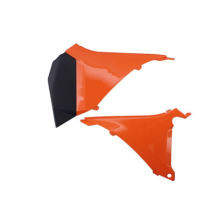 Kituri de plastic Air filter cover colour Orange KTM EXC EXC-F SX 125-500 2011-2013 CEMOTO 8449700004 CEM