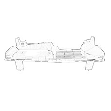 Suport, bara protectie Bumper support front/middle CITROEN JUMPY SPACETOURER FIAT SCUDO OPEL VIVARO ZAFIRA LIFE PEUGEOT EXPERT TRAVELLER TOYOTA PRO ACE II PRO ACE VERSO 03.16- OE PEUGEOT 9808490680