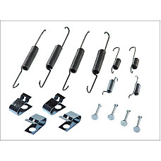 Set accesorii, sabot de frana Set de montaj pantofi de frana SUMITOMO  MAZDA 626 III 1.6-2.0D 06.87-09.97 QUICK BRAKE QB105-0664