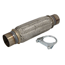 Tub flexibil sistem de esapament Amortizor de vibratii al sistemului de evacuare 55x230 pentru montarea rapida cu o clema JMJ JMJ 55X230S
