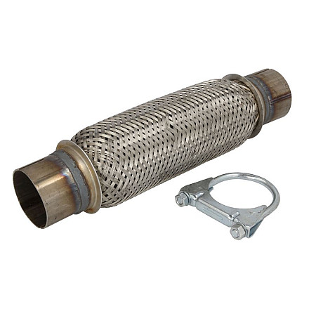 Tub flexibil sistem de esapament Amortizor de vibratii al sistemului de evacuare 55x230 pentru montarea rapida cu o clema JMJ JMJ 55X230S