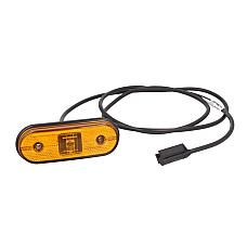 Lampa gabarit Outline marker lights L/R UNIPOINT I Orange LED height 44 width 119 depth 18 embossed hose length 1500mm no hanger 24V with a plug ASPOCK A31-2004-037