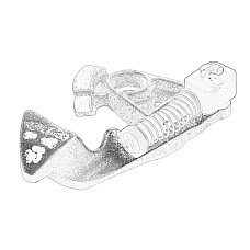 Element selector cutie de viteze Gear selector element gear shifting gearbox outer driver PR-0EN AUDI A3 VW CADDY III/MINIVAN GOLF V TOURAN 02.03-05.15 OE VW 1K0 711 046Q