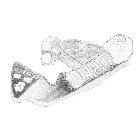 Element selector cutie de viteze Gear selector element gear shifting gearbox outer driver PR-0EN AUDI A3 VW CADDY III/MINIVAN GOLF V TOURAN 02.03-05.15 OE VW 1K0 711 046Q