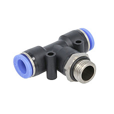 Cap de cuplare Montare TEKALAN Conector T cu trei cai M16x15 10mm plastic cantitate per impachetare: 1buc RECTUS RQSTM1610