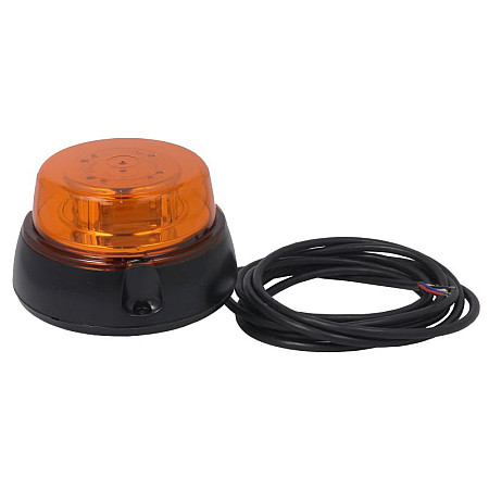 Girofar Rotating beacon orange 12/24V LED LED 1-Point fitting/fitting with bolt no of programs: 1 0.3m wire WAS 1534.4 SYNC W233