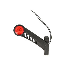 Lampa gabarit Outline marker lights L Red/White LED 12/24V WAS 616BCL W77.1