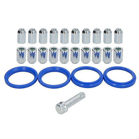 Trusa de montare a jantei de aliaj Fitting kit EX 72x571 N STAR M12x15 + STAR TOOL K19 1 kit / 4 wheels - B/N qty 20 MAK MAK 8000000758