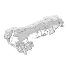 Carcasa catalizatorului Protectii termice pentru convertoare catalitice Fata CITROEN BERLINGO MULTISPACE BERLINGO/MINIVAN C2 C3 I C3 PICASSO C4 C4 GRAND PICASSO I C4 I C4 PICASSO I 1.6D 11.03- OE PEUGEOT 1723HP