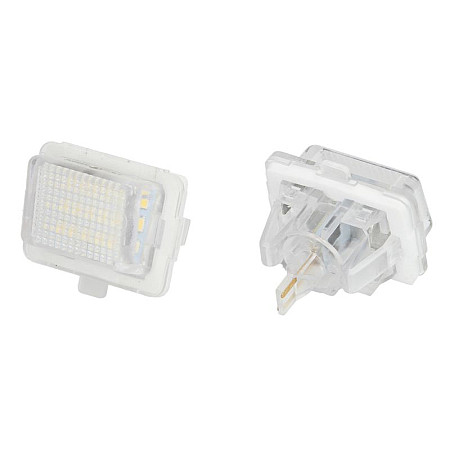 Elemente iluminare Licence plate lamp LED ligght colour: white set 12V with road approval MERCEDES C C204 C T-MODEL S204 C W204 E C207 E T-MODEL S212 E W212 S C216 S W221 10.05- M-TECH CLP026