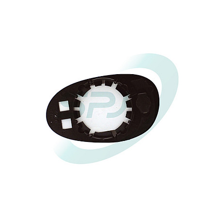 Sticla oglinda, oglinda retrovizoare exterioara Sticla oglinda laterala Stanga convexa  SMART FORTWO 01.04-01.07 SPJ SPJL-0213