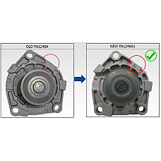 Pompa apa apa ALFA ROMEO 147 156 159 166 BRERA GIULIA GIULIETTA GIULIETTA/HATCHBACK GT MITO SPIDER STELVIO CHEVROLET IMPALA MALIBU FIAT 500L 500X BRAVA BRAVO I 1.6D-5.7 03.96- SIL PA1246A1