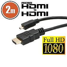 Cablu micro HDMI  2 mcu conectoare placate cu aur