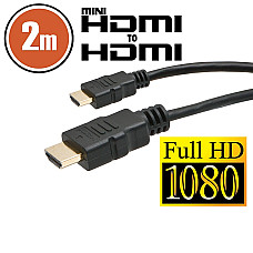 Cablu mini HDMI  2 mcu conectoare placate cu aur
