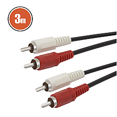 Cablu RCAfisa 2 x RCA-fisa 2 x RCA3,0 m