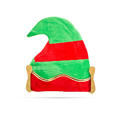 Cciul de Elf - poliester - rou / verde - 35 x 32 cm