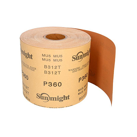 Abrazivi GOLD Hartie abraziva rulou gradatie P360 marime 115mm x 50m culoare bej rola buc SUNMIGHT SUN30315
