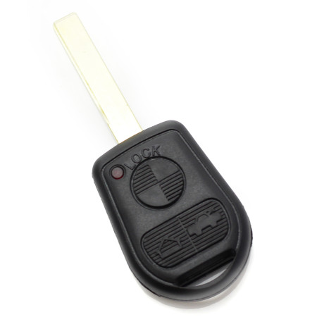 BMW - carcas cheie cu 3 butoane cu lam 2 piste (model nou) - CARGUARD