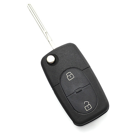 Audi - carcas cheie tip briceag, cu 2 butoane - CARGUARD