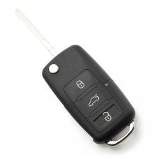 Carcas cheie tip briceag cu 3 butoane - Volkswagen - CARGUARD