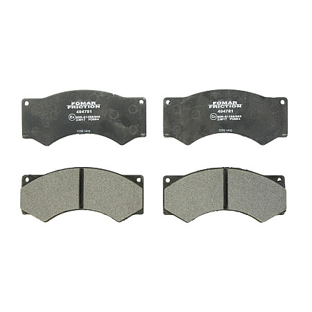 Set placute de frana Fata WABCO 456 F-O DAF 45 F 1000 F 600 F 800 IVECO ZETA AVIA D-LINE 8040.04.200-ISBe5207 01.79- ROULUNDS RL494781