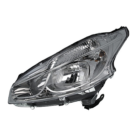 Far Lampa frontala Stanga halogen H7 electric fara motoras culoare semnalizator: transparent PEUGEOT 208 I 208/HATCHBACK 03.12-06.15 VALEO VAL044744