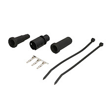 Stecher Mufa de metalica numar pini: 3 forma mufa: rotund ASPOCK A13-0332-281