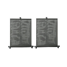 Jaluzele auto retractabile negre set 2 buc x 45cm latime