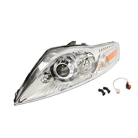 Far Lampa frontala Stanga D1S/H1 electric cu motor culoare insert: argintiu culoare semnalizator: alb FORD MONDEO IV -10.10 VISTEON 20-201-01067