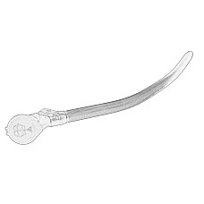 Conducta,spalare parbriz Windscreen washer hose  BMW 5 E60 5 E61 6 E63 6 E64 12.01-12.10 OE BMW 61 66 7 144 396