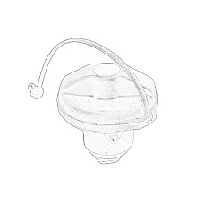 Buson, rezervor de combustibil Fuel filler cap with the key ALFA ROMEO 147 MITO FIAT 500 BRAVO II DOBLO DOBLO CARGO FIORINO FIORINO/MINIVAN GRANDE PUNTO IDEA MULTIPLA PALIO PANDA QUBO SEICENTO / 600 04.96- OE FIAT 46820586