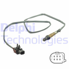 Sonda lambda 999mm AUDI A3 TT SEAT LEON LEON SC LEON ST SKODA OCTAVIA III VW GOLF ALLTRACK VII GOLF SPORTSVAN VII GOLF VII XL1 0.8DH/1.8/2.0D 04.12- DELPHI ES21101-12B1