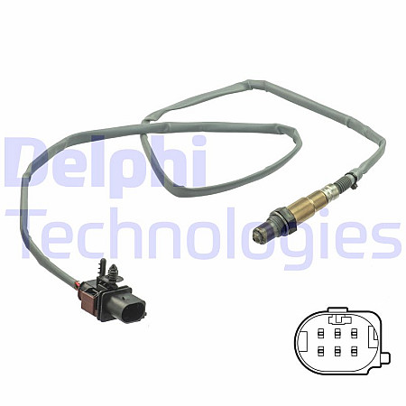 Sonda lambda 999mm AUDI A3 TT SEAT LEON LEON SC LEON ST SKODA OCTAVIA III VW GOLF ALLTRACK VII GOLF SPORTSVAN VII GOLF VII XL1 0.8DH/1.8/2.0D 04.12- DELPHI ES21101-12B1