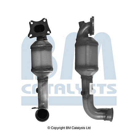 Catalizator EURO 6 DS DS 3 CITROEN C-ELYSEE C1 II C3 AIRCROSS II C3 II C3 III C4 CACTUS DS3 OPEL CORSA F CORSA F/HATCHBACK CROSSLAND X 1.0/1.2/1.2LPG 03.12- BM CATALYSTS BM92266H