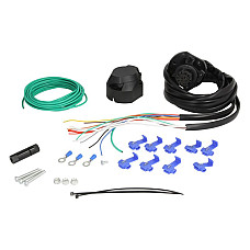 Parte electrica carlig tractare remorcare Set electric de sistem de remorcare numar pini: 13 tipul cablajului: JAEGER universal AUDI 80 B4 BMW 5 E34 CHEVROLET AVEO / KALOS LACETTI NUBIRA CHRYSLER VOYAGER I 06.87- ACPS-ORIS ORIS020-814