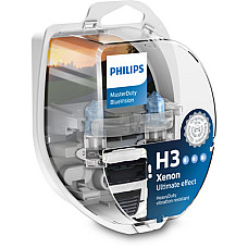 Bec, far faza lunga Light bulb Set 2pcs H3 24V 70W PK22S Master Duty Blue Vision PHILIPS PHI 13336MDBVS2