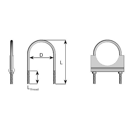 Colier, sistem de esapament Clema de esapament 105mm otel zincat DINEX DIN90105