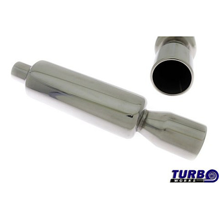 Toba esapament Sports silencer stainless steel number of tips: 1 TURBOWORKS TW-TL-021