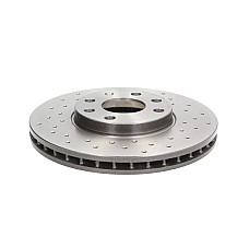 Disc frana Brake disc BREMBO Xtra 1pcs Drilled front  L/R outer diameter 256 mm thickness 24 mm CHEVROLET ASTRA CORSA OPEL ASTRA G ASTRA G CLASSIC ASTRA G/KOMBI 1.2-2.0D 08.94-12.11 BREMBO 09.7628.1X