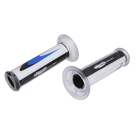 Miner Grips ghidon diametru 22 24mm lungime 125mm Culoare drum albastru Harri's buc fits SUZUKI ARIETE 01687 GSRA