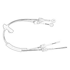 Cablu shimbator viteze Gearshift level cable gearbox F40 OPEL ZAFIRA C 11.16- OE OPEL 55499540