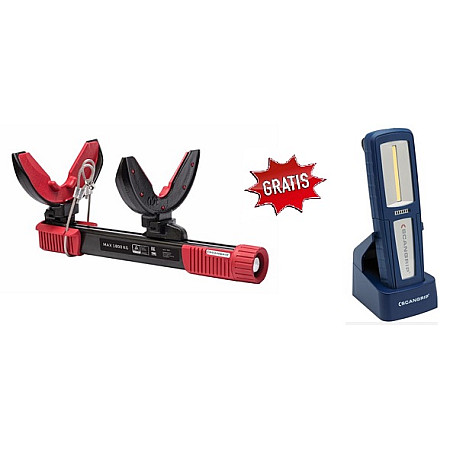 Extractoare pt directie si suspensie SCANGRIP Promocja! Sciskacz do sprezyn SG11.0001 CANVIK PLUS z naciskiem 1800kg 2kpl. lap + Lampa warsztatowa LED UNIFORM ze wskaznikiem baterii SCANGRIP SG49.0067