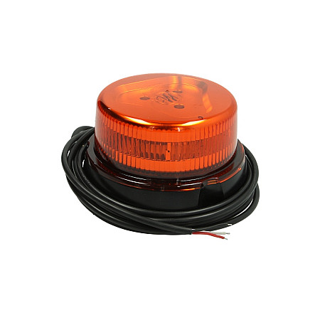 Girofar Rotating beacon yellow 12/24V LED 3-Point fitting no of programs: 8 no plug cable length 3m WAS 852.4 W112