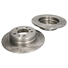 Disc frana de performanta High-efficiency brake disc SPEEDMAX full Cut-Drilled rear  L/R outer diameter 300 mm thickness 10 mm 2pcs BMW 5 E34 1.8-3.4 06.87-07.96 SPEEDMAX 5201-01-0226PTUOTUV